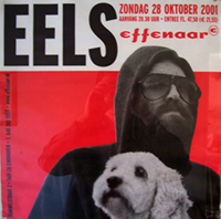 October 2001 Eindhoven, NL Concert Poster