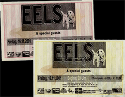 November 2001 Vienna Tickets