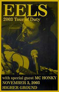November 2003 Burlington, VT Show Poster